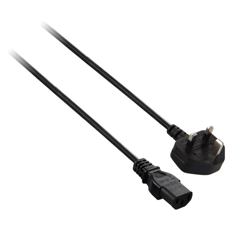 V7 Cable de alimentación de CA para ordenador... enchufe R.U. un IEC-C13 negro 2 m macho/Macho C13 acoplador... Negro V7 Cable de alimentación de CA para ordenador... enchufe R.U. un IEC-C13 negro 2 m macho/Macho C13 acoplador... Negro