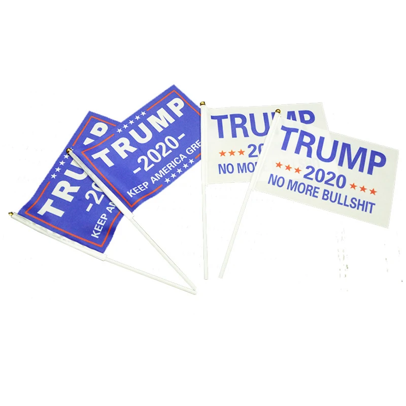 

1pc Trump 2020 Flag One Side Printed Donald Trump Flag Keep America Great Donald for USA President Dropshipping 14x21cm/20x30cm