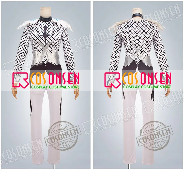 COSPLAYONSEN YURI! На льду Yuri Plisetsky Agape белый костюм для костюмированной вечеринки полный