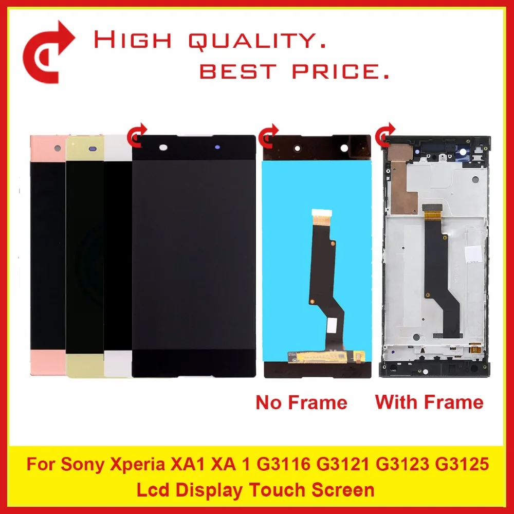 Высококачественный ЖК-дисплей 5 0 дюйма для Sony Xperia XA1 XA 1 G3116 G3121 G3123 G3125 G3112 с