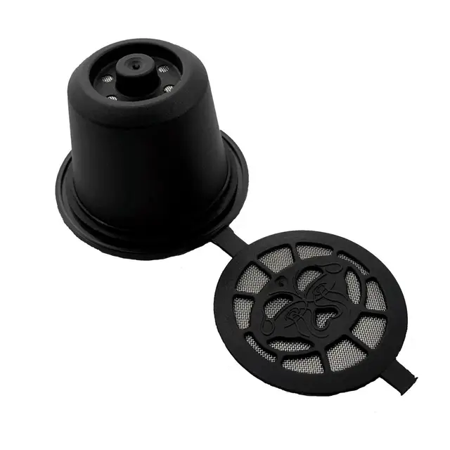 Cheap 6 reusable coffee filters, filled coffee capsule shell with 2 plastic spoons and 2 cleaning brushes Cheap 6 reusable coffee filters, filled coffee capsule shell with 2 plastic spoons and 2 cleaning brushes