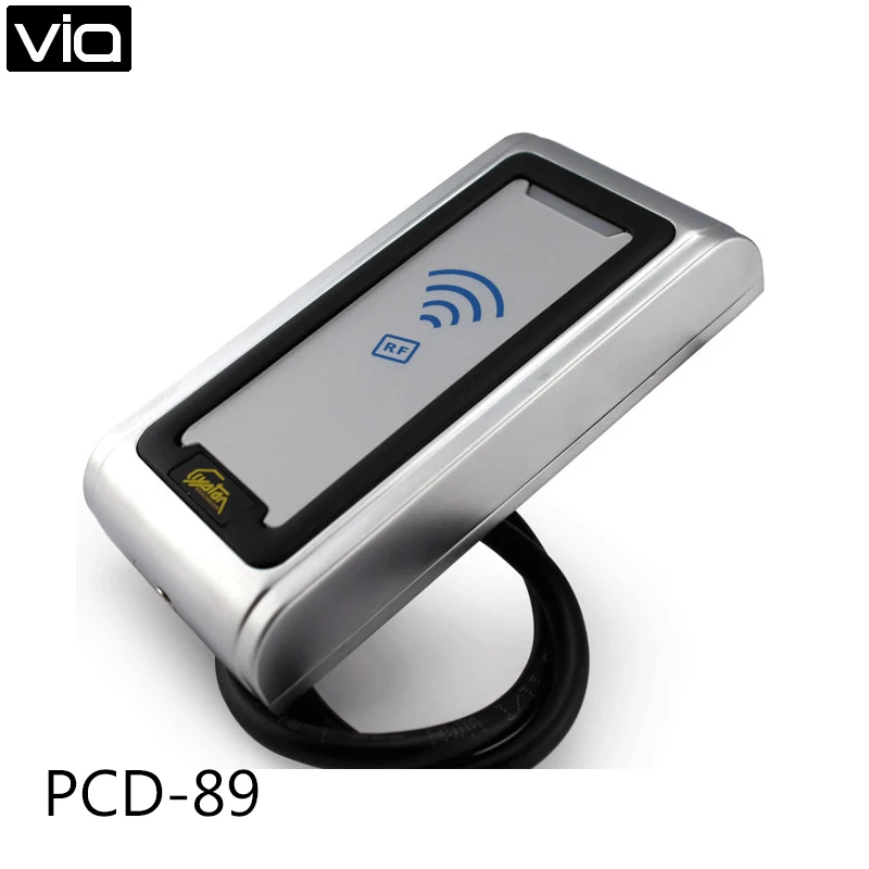 

PCD-89 Direct Factory RFID Card Reader Metal 92 Waterproof 15693 Card and 1443A 1443B Card for Access Controller System