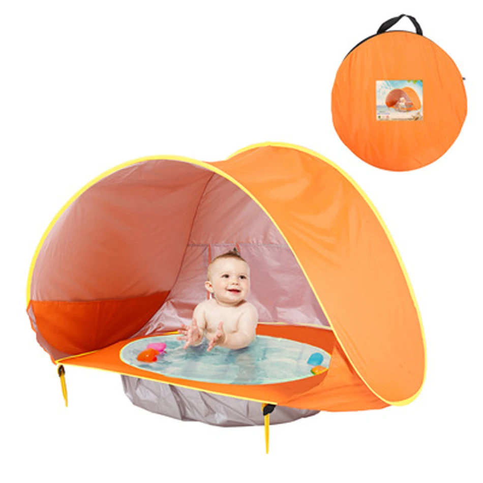 Водонепроницаемый детская палатка Типи сухой бассейн УФ-защиты детская Пляжная палатка наружные кемпинговые палатки для детский бассейн с шарами детский дом