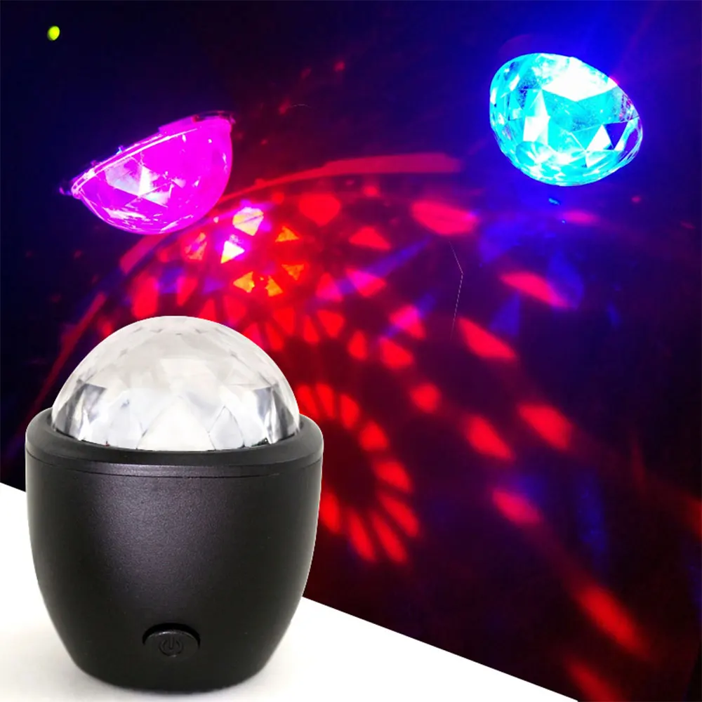 

5W 3LEDS Colorful Atmosphere Lamp Auto RGB LED Bulb Stage Light Disco DJ Party Lamp Holiday Bulb For Bar KTV Lighting