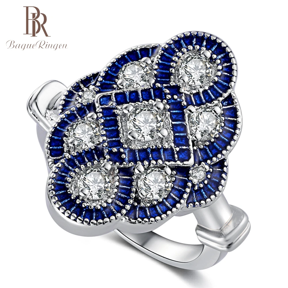 

Bague Ringen Vintage 925 Sterling Silver Jewelry Sapphire Rings For Women Original Design Men's Anniversary Ring Wholesale Gift