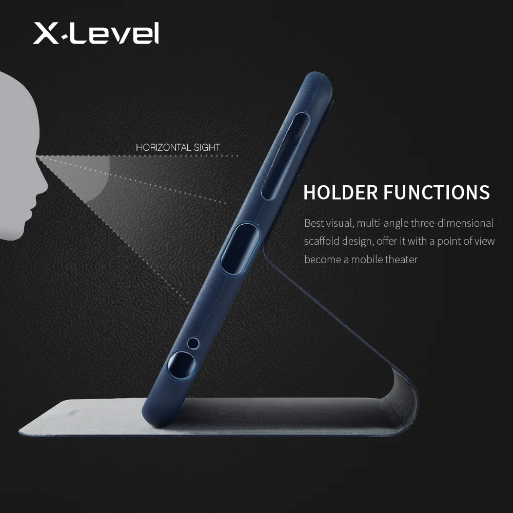 Кожаный чехол X Level для iPhone 6 6S Plus ультратонкий ударопрочный Роскошный накладка 6s