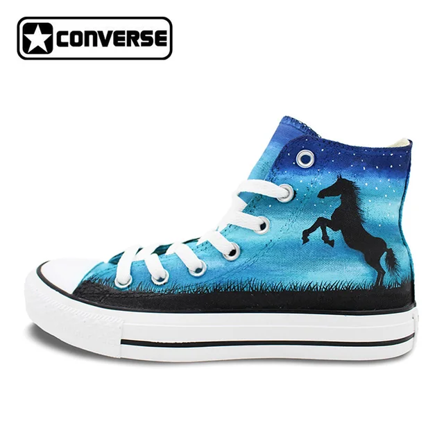 womens Skateboarding Shoes Canvas horses painting Sport Sneaker womens Skateboarding Shoes Canvas horses painting Sport Sneaker