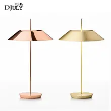 Американский дизайнерский металлический зонтик, настольная лампа для гостиной, офиса, современные прикроватные лампы для спальни, домашний декор, настольная лампа для чтения