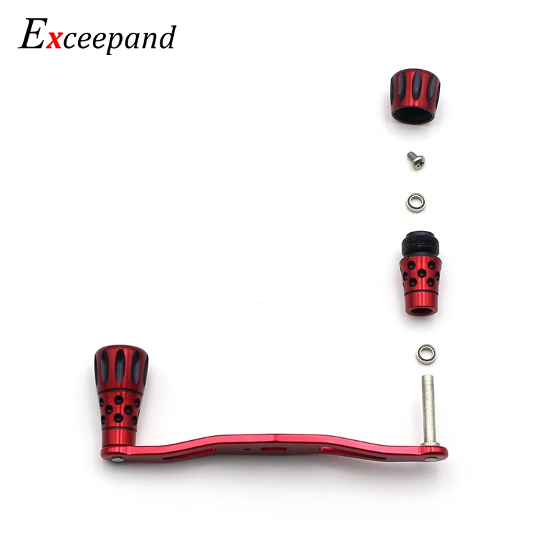 Exceepand Aluminum Knobs Red Fishing Reel Handle for Abu Garcia Daiwa Casting Reel Grips Exceepand Aluminum Knobs Red Fishing Reel Handle for Abu Garcia Daiwa Casting Reel Grips