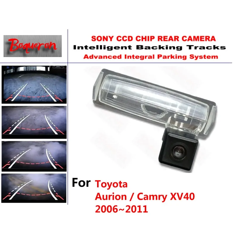 for Toyota Aurion / Camry XV40 2006~2011 CCD Car Backup Parking Camera Intelligent Tracks Dynamic Guidance Rear View Camera for Toyota Aurion / Camry XV40 2006~2011 CCD Car Backup Parking Camera Intelligent Tracks Dynamic Guidance Rear View Camera