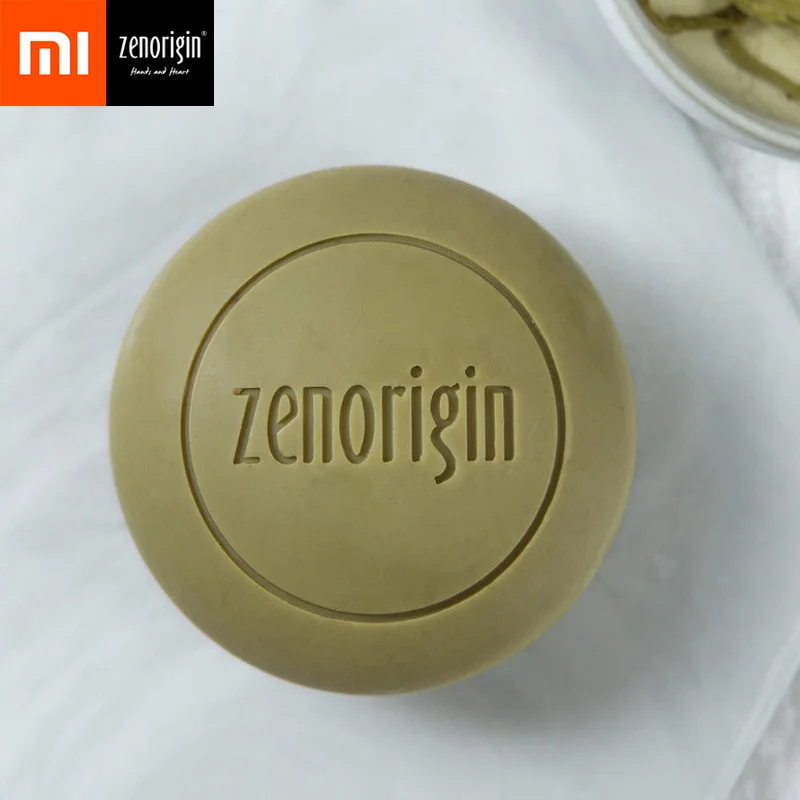 

Xiaomi Mijia Zenorigin Pure Natural Handmade Soap Skin Whitening Face Cleansing Soap Green Tea Glutinous Rice Goat Milk Soap