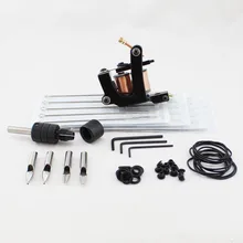 UPTATSULLPY профессиональная катушка стартер машина набор макияж машина Татуировка пистолет с иглой рукоятка нержавеющей наконечник Аллен гаечный ключ