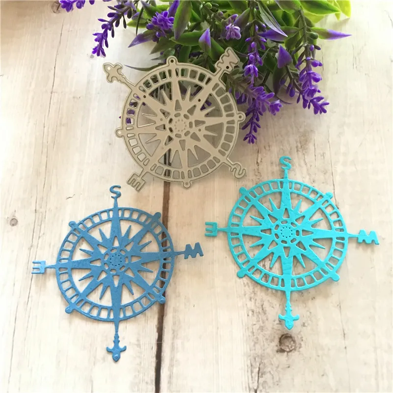 

Compass Shapes Metal Cutting Dies Stencil Card Scrapbooking Album Book Embossing DIY Craft