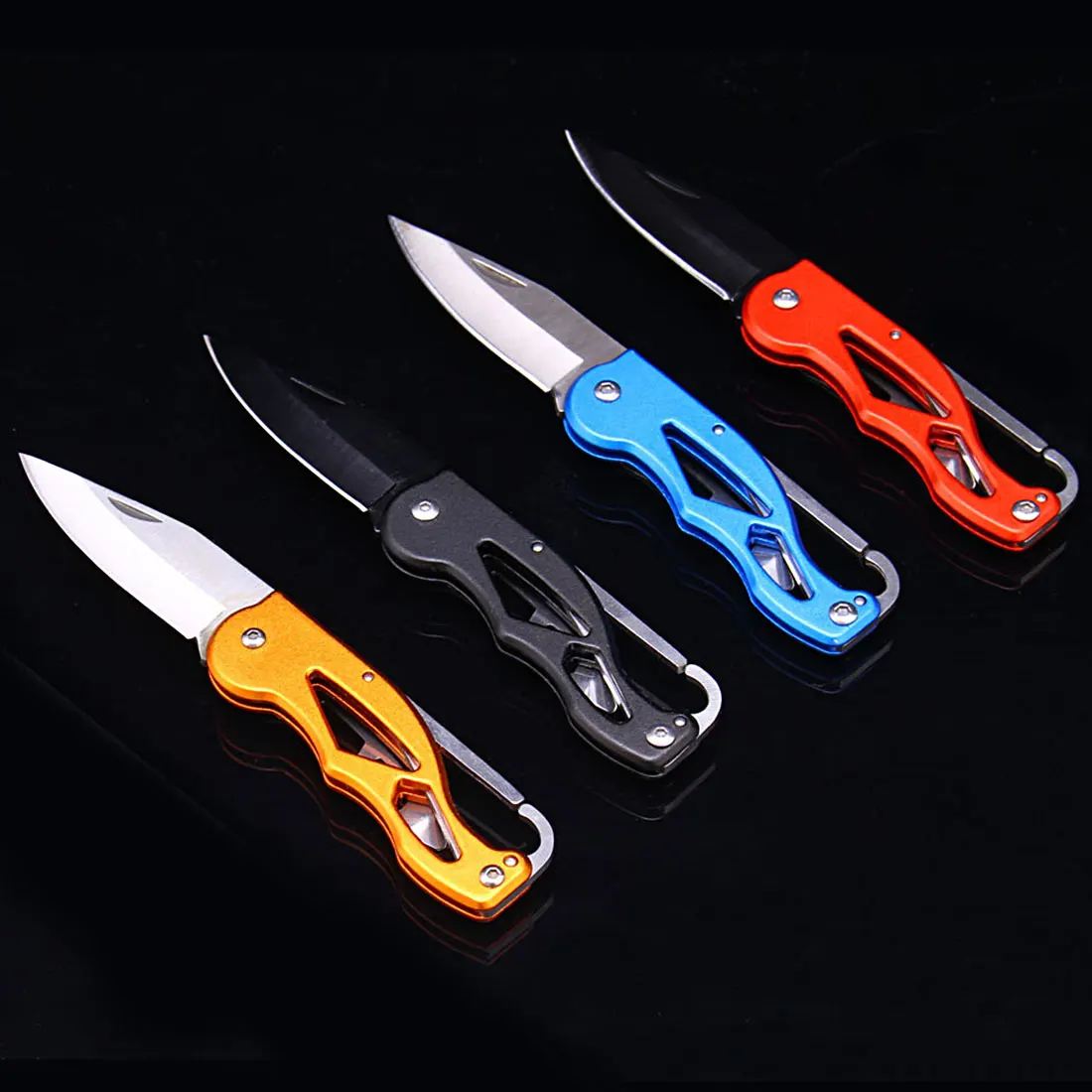 

Mini Stainless Steel Foldable Pocket Knife Portable Knife Fruit cutter Camping Outdoor Survival Supplies Tool