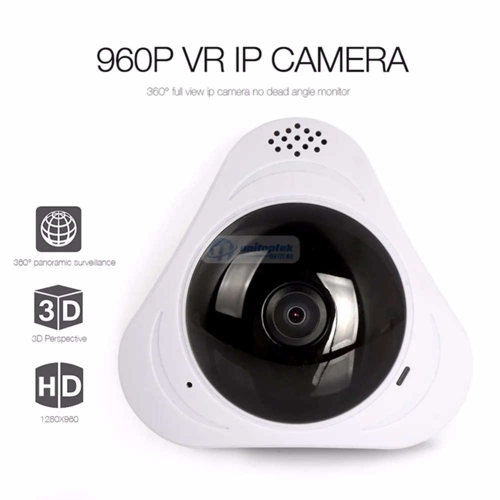 Панорамная Wi Fi камера HD 960P Беспроводная VR 3D панорамная ip P2P умная безопасности