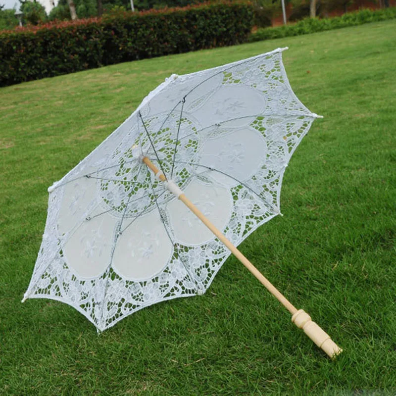 Свадебный кружевной зонтик, Модный женский зонтик, украшение для свадебной вечеринки, фотографии GQ999