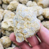 Natural unopened agate geode Rock Agate crystal stone Teaching specimen 2