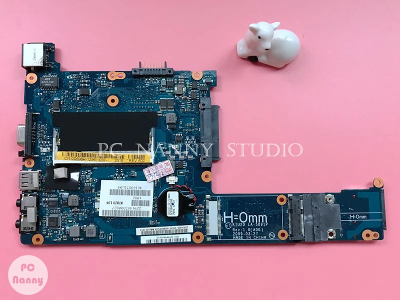 Материнская плата для ноутбука Dell Inspiron Mini 1011 PCNANNY D596P 0D596P KIU20 материнская ddr2 w/ n270