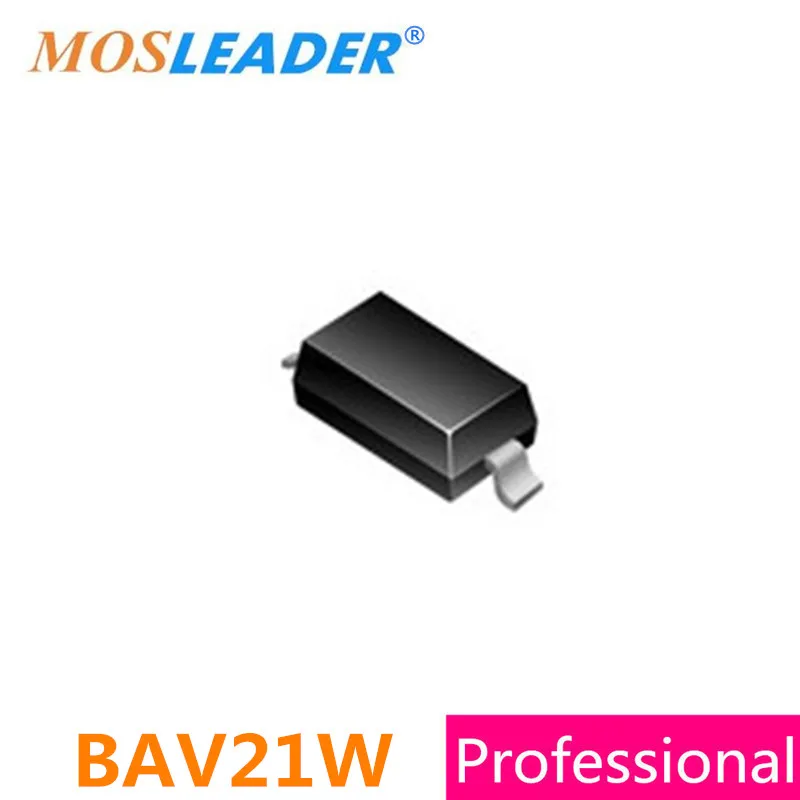 SMD BAV21W T3 SOD123 1206 3000PCS 250mA 0.25A 100V 200V BAV21 Switching ...