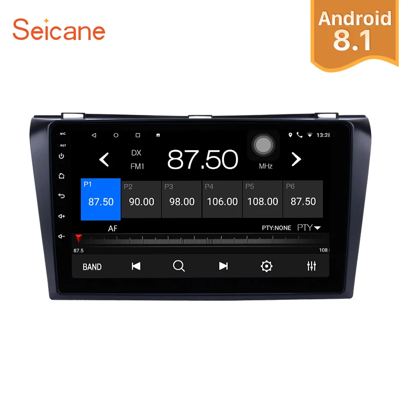 Seicane 9 &quotAndroid 8 1/7 1/6 0 GPS навигация автомобильное радио для 2004 2009 Mazda 3 мультимедийный