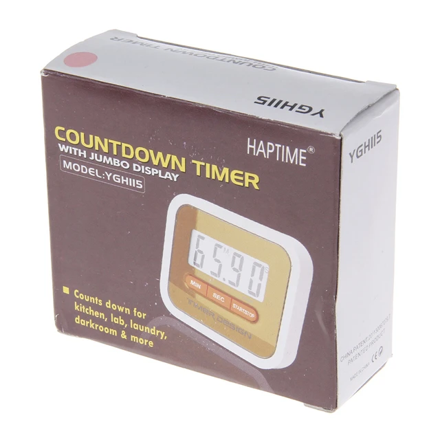 Lcd Digital Kitchen Countdown Clock Timer 99 Minute 59 Seconds Haptime