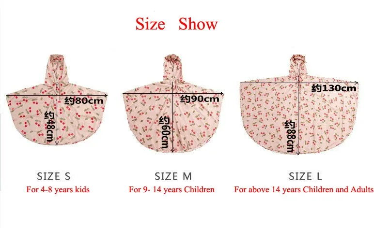Япония дети и взрослые плащ-дождевик женские модные милые плащи Дети водонепроницаемый плащ пончо для детей