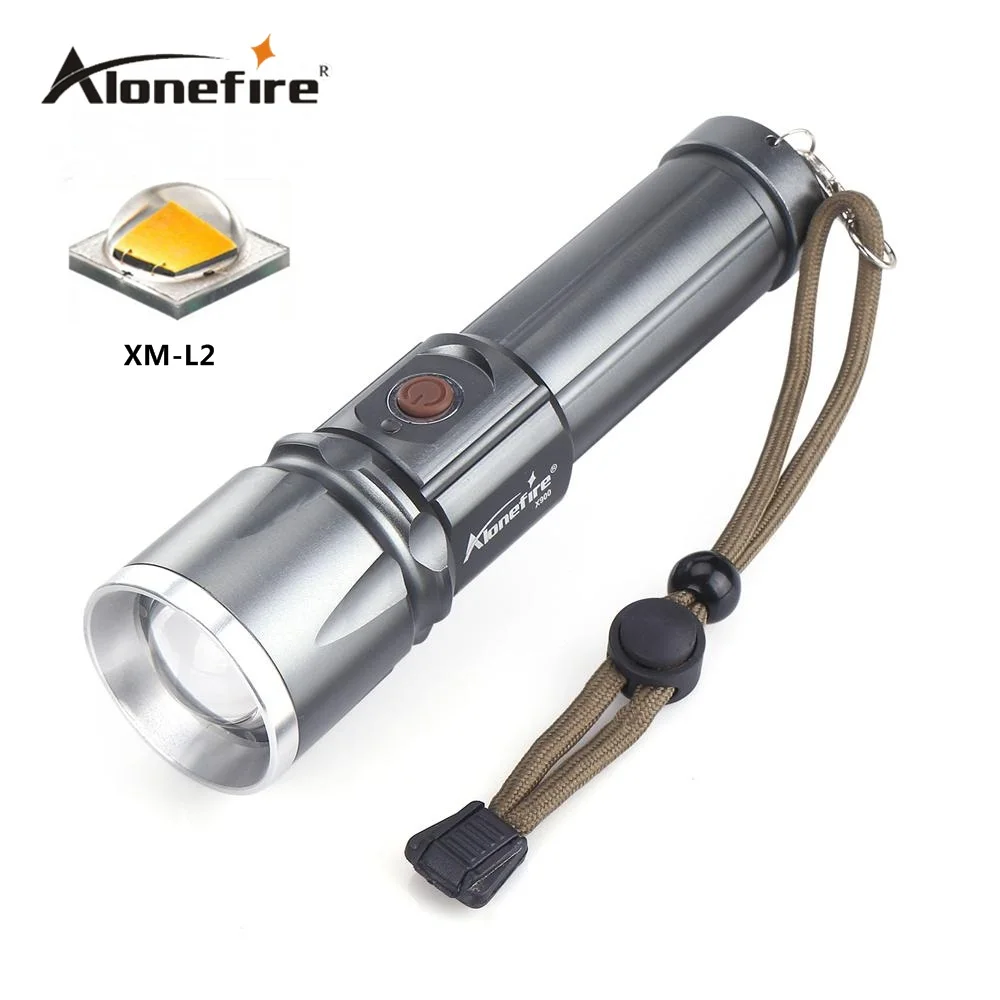 

AloneFire X900 CREE XM L2 Waterproof Outdoor LED Flashlight Torch Spotlight Zoom hike Lamp Light AAA 26650 18650 Battery charger