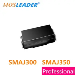 Mosleader SMAJ300 SMAJ350 SMA DO214AC 500 шт. DO214AC SMAJ300A SMAJ300CA SMAJ350A SMAJ350CA 300V 350V высокого качества