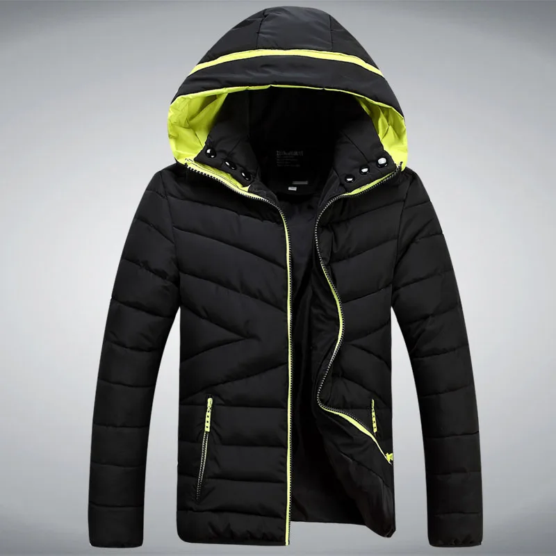 Best Winter Jackets Brand For Men New Winter Jackets Men Hooded Jacket Brand Best Quality Blue Black Red