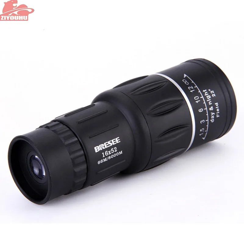 ZIYOUHU 2018 New Monocular telescope 16X52 66M/8000M Zoom hd monoculars spotting scope telescope night vision high quality