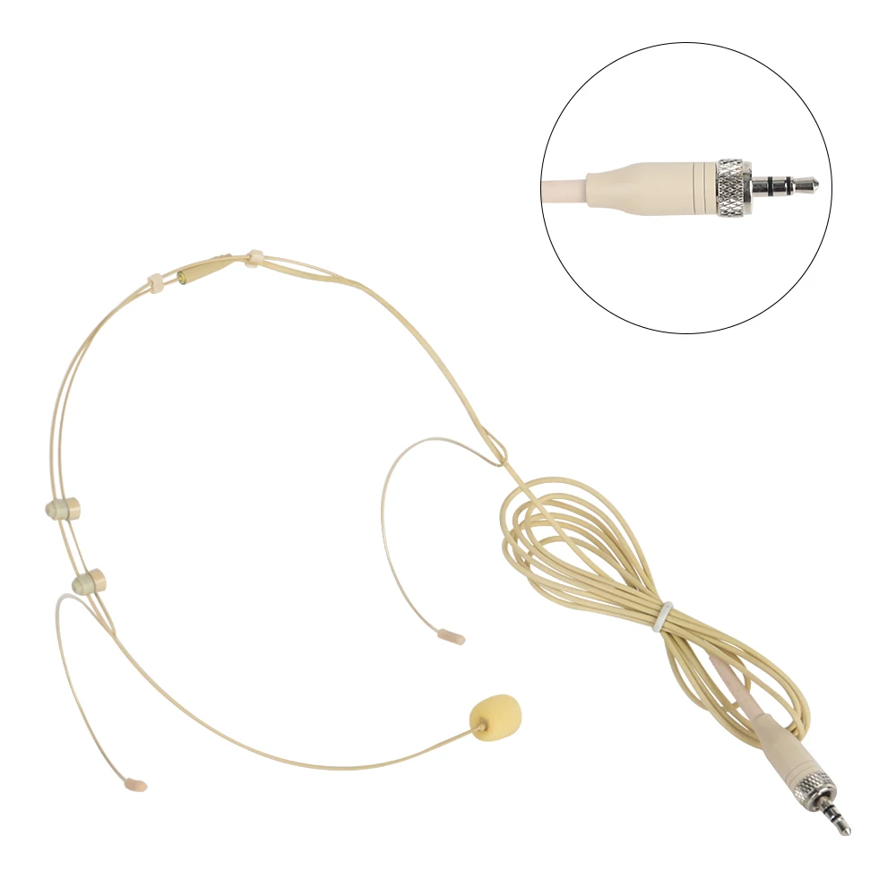 

Professional Headset/Headworn Microphone Wireless System Implicit form miniature mic- Omnidirectional Mic Super Lightweight