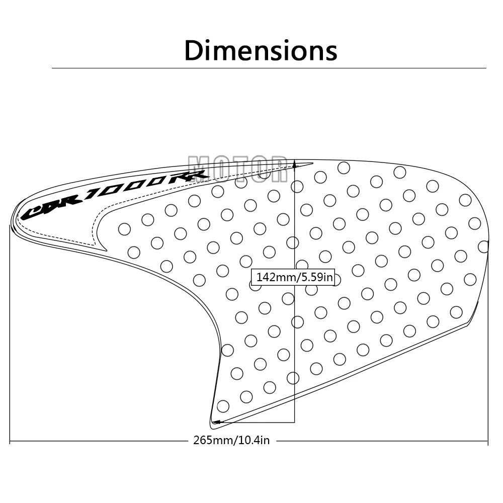 Для Honda CBR1000RR 2012 2016 2013 2014 2015 CBR1000 CBR 1000 RR противоскользящая накладка на бензиновый