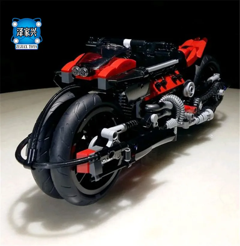 

680Pcs The Off-road Motorcycle Set Technic Series Xingbao Building Blocks Bricks Educational Figures Toys Model Gift Boy Girl
