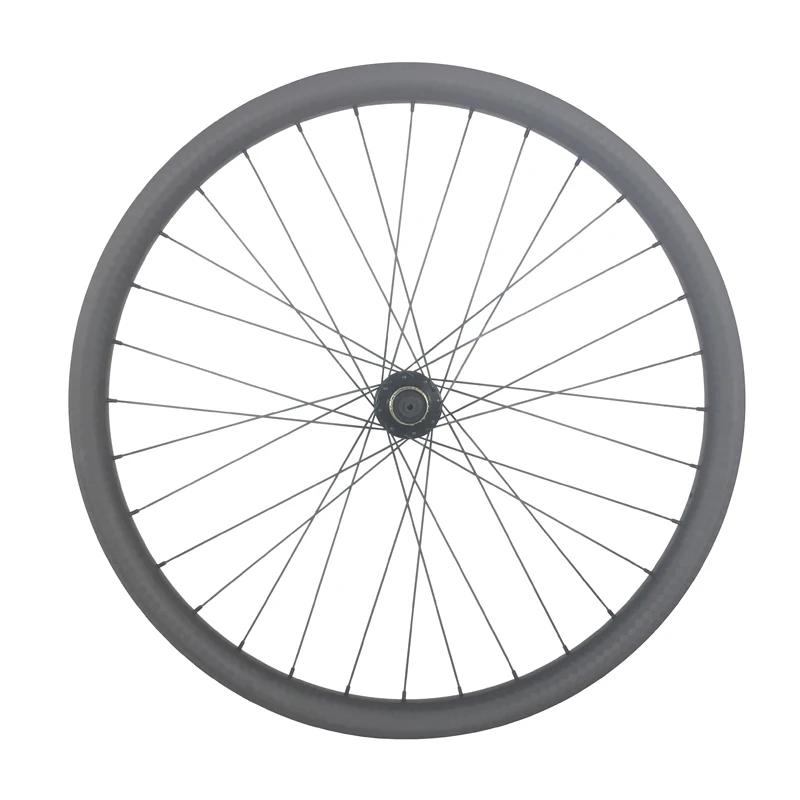 29er MTB AM tubeless 40mm x 30mm carbon rear wheel hookless Novatec