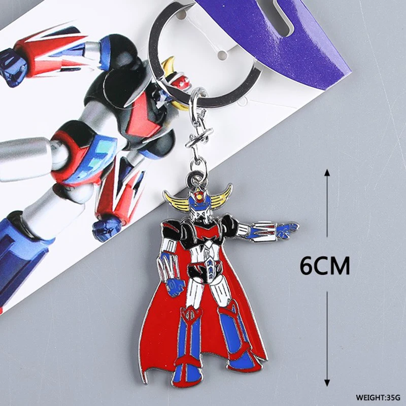 

Drillspazer Pendant UFO Robot Grendizer Marinespazer 5pcs/set Key Chains Doll Anime Zinc Alloy Material Toy Brinquedos