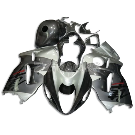 Наборы обтекателей для литья под давлением для Suzuki GSXR1300 1997-2007 год в комплекте ABS Пластиковые чехлы для мотоциклов Черный Серый Cowlings новые наборы - Цвет: As Photo Shown