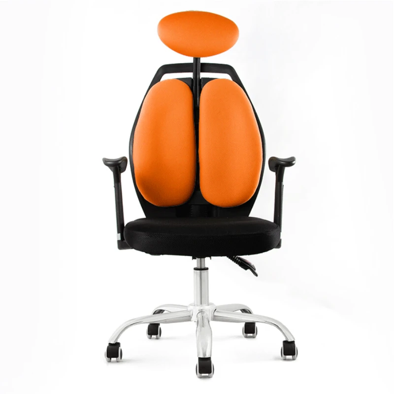 

Chair Computer Multifunction Mesh Cloth Double Back Swivel Chair Ergonomics Lifted And Rotation Household Casual Chair