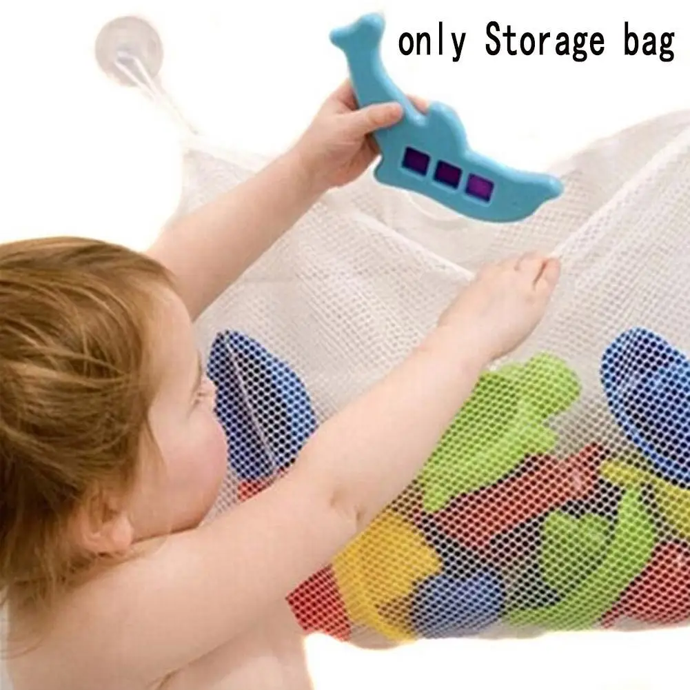 المنزلية القذرة الغسيل سلة من القماش الشبكي الاطفال حوص استحمام للأطفال لعبة تخزين صافي للطي حقيبة للحمل المنظم ل ملحقات الحمام