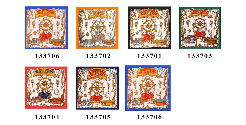 Square Silk Shawls (8)