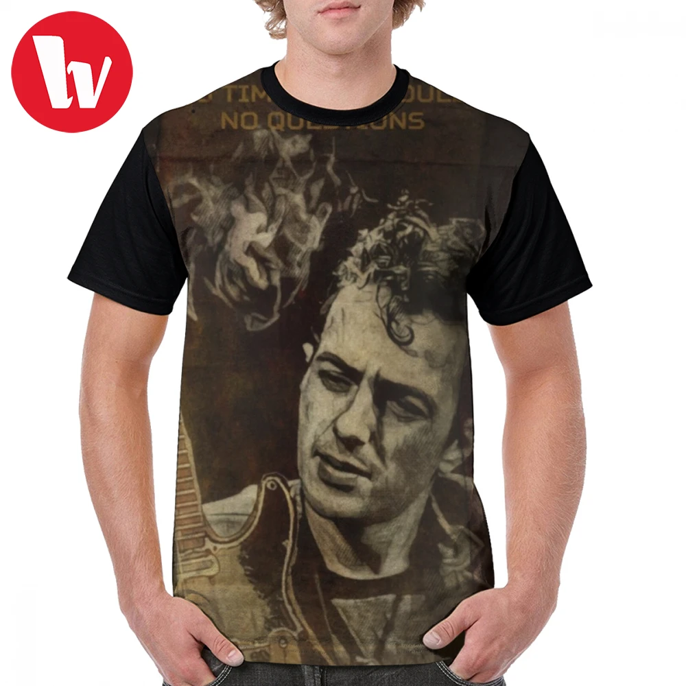

The Clash T Shirt A Strummer Gonna Strum T-Shirt Basic Graphic Graphic Tee Shirt Cute Polyester Plus size Mens Short-Sleeve Tshirt