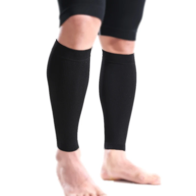 6 colors high elastic breathable pressure sports calf support night riding running fluorescent leggings #SMT12