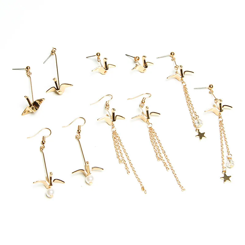 

Design simple geometric retro earrings girl earrings fashion girl popular earrings Beautiful pearl earrings party gifts wholesal