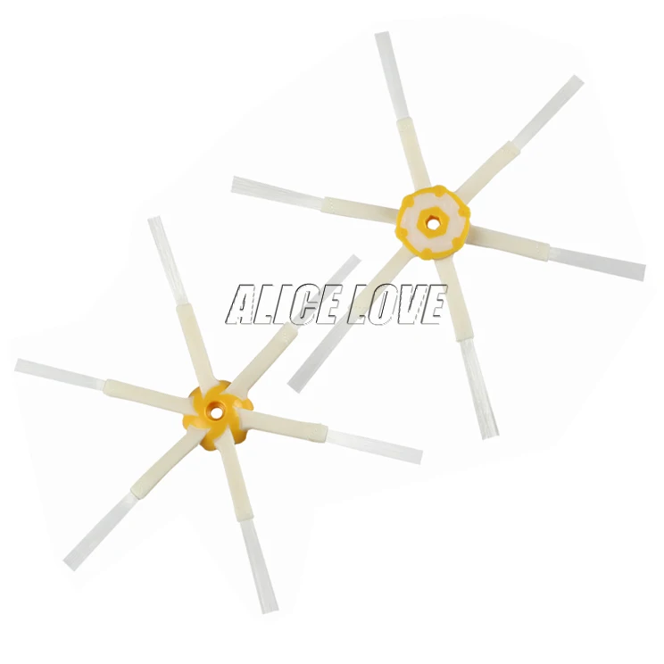 

10 x Side Brush 6-armed for iRobot Roomba 500 600 700 Series 550 560 630 650 760 770 780 Vacuum Cleaner Accessories Parts