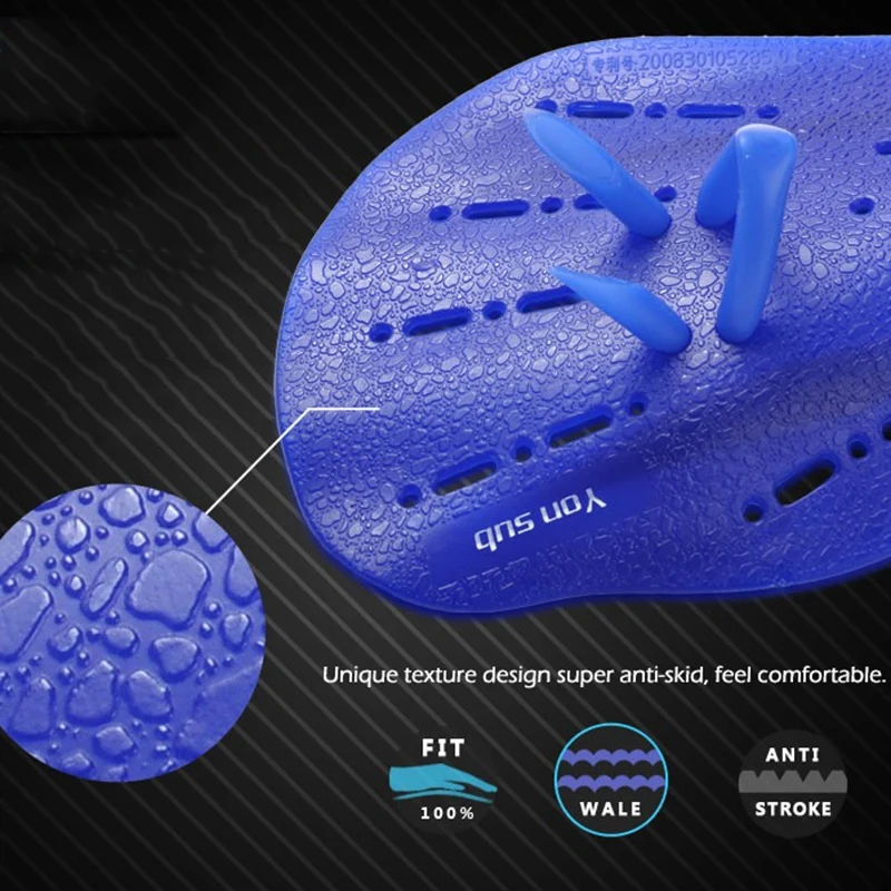Yon Sub голубой взрослый Плавание перепончатые перчатки Детский ладони Фристайл Плавание ming тренировочное снаряжение для детей Дайвинг Плавание перепончатые перчатки Glov