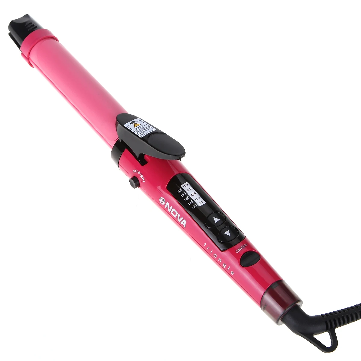 220V Magic Pro Electric 2in1 25mm Hair Curler Straightener Ceramic