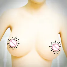 Для женщин прозрачный Пикантные наклейки на соски накладки для нижнего белья бюстгальтер аксессуары колодки искушение сосков Эротическое белье наклейки