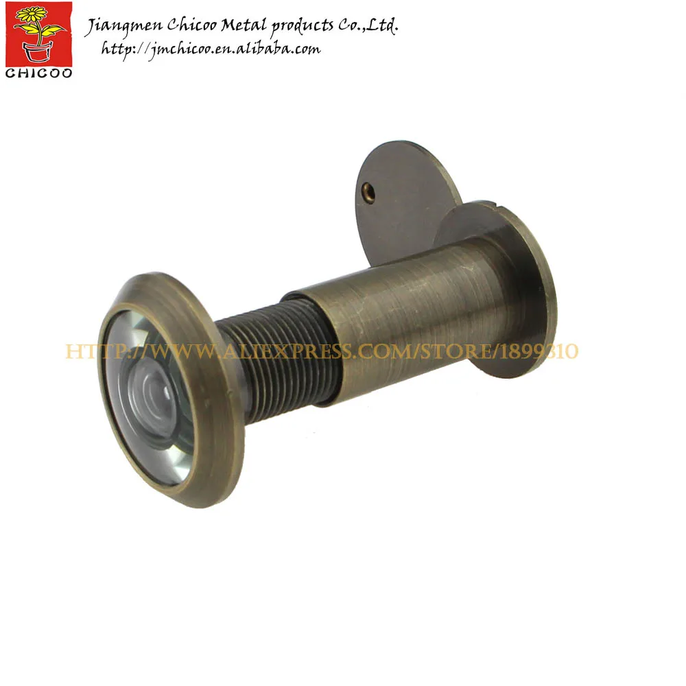 Buy 200 Degree Antique Brass peephole door viewer