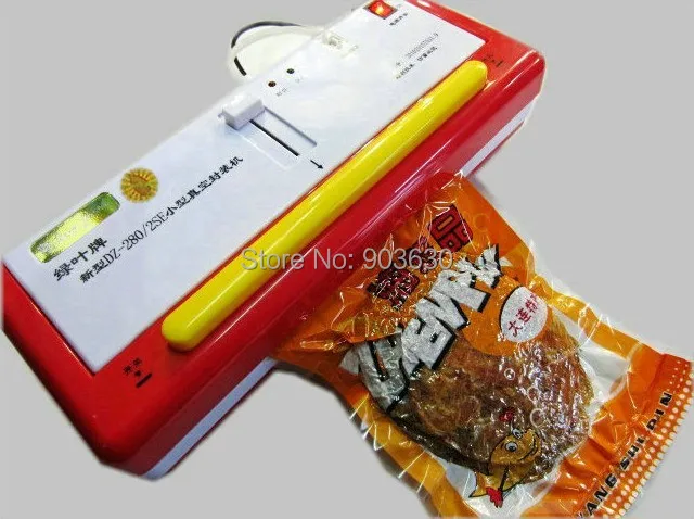 220V/110V Sinbo Household  Plasitc Bag Food Vacuum Sealing Sealer Machine DZ-280/2SE  dry or wet environment avaible