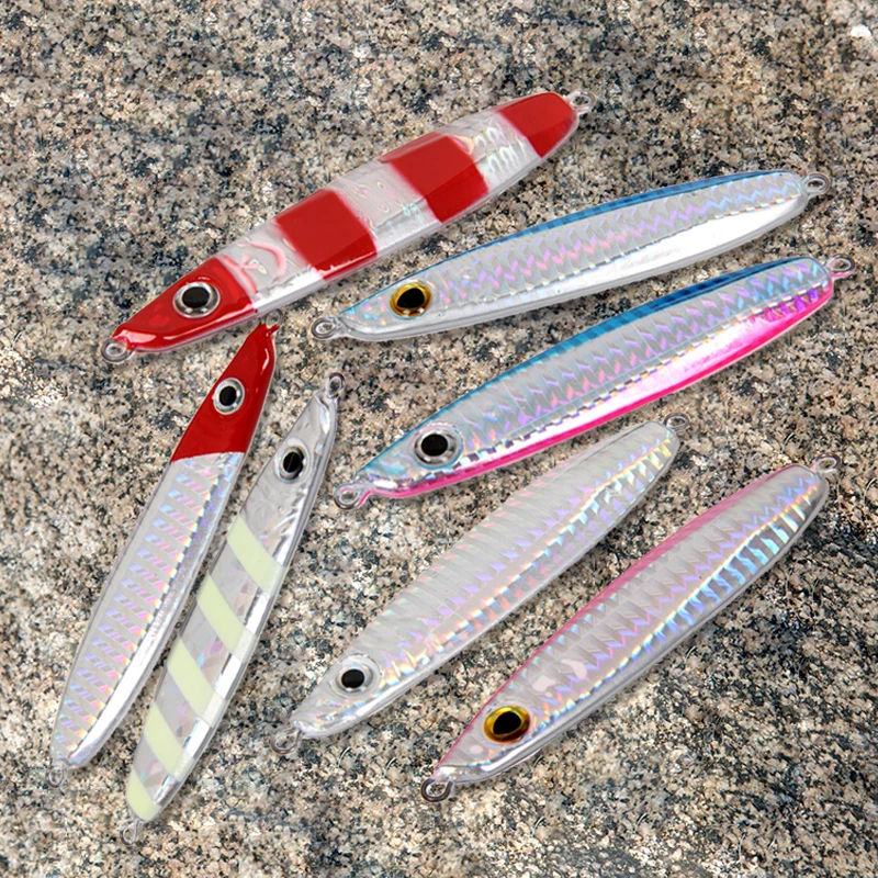 Tsurinoya 81mm 45g Lead Metal Jigging Spoon Baits Sea Fishing Jig Lure