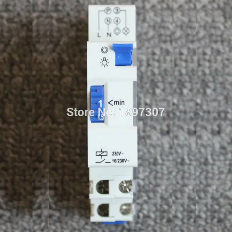 

CE ALST8 7 Min Staircase Lighting Timer Switch 230VAC DIN rail mounted